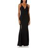 Dress the Population Abito Lungo Iris con Spalline Sottili, S