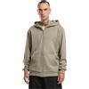 Urban Classics Blank Zip Hoodie Uomo Felpa Jogging Carbone Regular