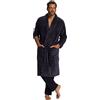 JP 1880 Bademantel Accappatoio, Grau (Anthrazit 12), XXXXXL Uomo