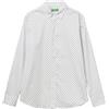 United Colors of Benetton Camicia 5QA7UQ038, Blu 66R, M Uomo