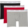 Calvin Klein Uomo Slip Hipster Confezione da 3 Balance con Fascia con Logo, Nero (Black), M