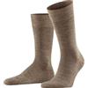 FALKE Sensitive Berlin M So lana cotone con bordino morbido 1 paio, Calzini Uomo, Marrone Nutmeg Melange 5410, 39-42