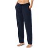Schiesser Mix + Relax Pantaloni Lunghi Pigiama, Blu Scuro con Motivo, Small Donna