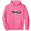 Mademark Need for Speed Cars Racing - Tachimetro Grafico Felpa con Cappuccio, Unisex per Adulti, Rosa Acceso, L