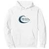 Mademark Uno con Le Onde Surf Lifestyle Ocean Logo Felpa con Cappuccio, Unisex per Adulti, Bianco, M