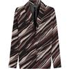 ONLY Onlnova Life Elite L/S Pimo AOP Blazer da Donna, Brown Stone/AOP:589 Russet Graphic, L