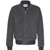 Schott NYC Lc3017 Giacca di Pelle, Grigio Scuro, L Uomo
