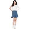 Trendyol Gonna Donna Mini A-Line Mermaid Intrecciata, Indaco, 68