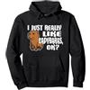 Divertente Bambino Capibara Regalo I Just Really Like Capybaras Ok Carino Costume Da Capibara Felpa con Cappuccio, Unisex per adulti, Nero, S