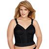 Exquisite Form 5107530 Fully Slimming - Reggiseno Senza Fili per Schiena e Postura, con Chiusura Frontale, Nero, 5B