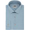 Kenneth Cole New York Unlisted by Kenneth Cole Slim Fit Check Spread Collar Dress Shirt Camicia da Cerimonia Uomo