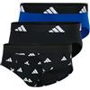 Adidas Adidas Herren Unterwäsche Slip 3er Pack - Brief (3pk) - Active Flex Cotton Intimo Uomo (Pacco da 3)