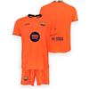 FC Barcelona FCB FC Barcelona - Set Junior 3 ° set 25/26 - Replica ufficiale-Maglietta e pantaloncini da bambino - Colore salmone/arancione - Taglie da 6 a 14 anni