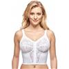 Susa Reggiseno Senza Ferretto Longline Reggiseno Classics I Reggiseno Senza Ferretto con Look Femminile Grazie all'inserto in Pizzo, Reggiseno Semitrasparente con Coppe Cucite in 3 Pezzi, Conchiglia,