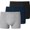 Schiesser Uomo Organic Cotton Essential 3er Pack Unterwäsche mit softem Bund Boxer a Pantaloncino, Mehrfarbig 1, Large