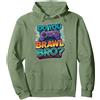 Humor Brawl Bro Controller per Le Stelle di Brawl Showdown, i Divertenti Giocatori Non Hanno Tempo Brawl Bro Felpa con Cappuccio, Unisex per Adulti, Verde Salvia, XXL