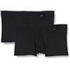 Skiny Herren Pant 2er Pack Micro Multipack Hipster, Black, M (Pacco da 2) Uomo