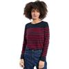 Armor-lux Armor Lux Marinière Port-Louis Héritage Femme, Felpa Donna, Multicolore (Ii9 Rich Navy/Braise Ii9), 48 (Taglia Produttore: 4)