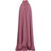 APART Fashion Apart Elegante Abito in Chiffon con Balza