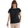 Cecil Damen T-Shirt mit Raffung in Unifarbe Maglietta con Arricciatura in Tinta Unita Donna (Pacco da 1)