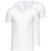 Calida Uomo Natural Benefit T-Shirt Not Applicable, Bianco (Weiss 001), Large