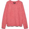 VERO MODA Vmdoffy LS O-Neck Blouse Ga Noos, Rosso - High Risk Red, L