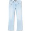 REPLAY Faaby Flare Crop, Jeans Donna, Blu (010 Light Blue), 32W / 26L