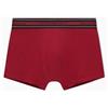 Emporio Armani Boxer da Uomo con Elastico Testurizzato, Rosso, L, Rosso, L