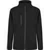 Mukua Richmond Kids Giacca da bambino Soft Shell, colore nero, taglia 7/8, nero, 7-8 Anni