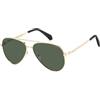 POLAROID KIDS, GAFAS DE SOL, PLD 8073/S, GOLD GREEN, 55, (UNISEX TEENAGER (11-15)