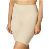 Flexee Maidenform Flexee Pantaloncini da Donna Cover Your Bases Smoothing Slip Short, Trasparente, L