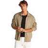 Calvin Klein Uomo Felpa con Zip Tape Zip Through con Logo