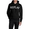 Replay M3104 Felpa con Cappuccio Uomo (Pacco da 1)