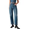 Levi's Ribcage Straight Ankle Tailored Jeans, Jeans Donna, Valley View Clean, 24W / 27L