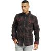 Brandit Duncan Check Shirt Long Sleeve, Color: Brown-Blac, Size: 6XL