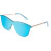 CLANDESTINE - Occhiali da Sole Way 4 Blue - Lenti in Nylon Azzurro e Montatura in Acciaio - Occhiali da Sole Unisex - Smart Vision Technology - Più Nitidezza e Meno Riflessi