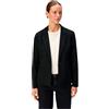Object OBJLISA L/S Button Blazer AOP Noos, Nero/a Strisce: Grigio, 44
