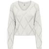 ONLY Onltaylor Life LS V-Neck Knt Onltaylor Life - Maglia con Scollo a V Donna (Pacco da 1)