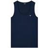 Emporio Armani Canotta Donna Essential Studs Blu L, Blu, L