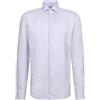 Seidensticker Camicia da Uomo Business - Slim Fit - Soft - Colletto Kent - Maniche Lunghe - 100% Lino, Blu, 42