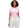 Tommy Hilfiger Reg Corp Logo C-nk SS Ww0ww40276, Top in Maglia a Maniche Corte Donna
