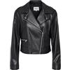 ONLY Onlcarmen CC Otw Faux Leather Biker, Nero, XXL Donna