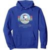 Peanuts Snoopy Woodstock, Altalena da Golf Vintage Estiva dei Peanuts, Stile retrò Felpa con Cappuccio, Unisex per Adulti, Blu Reale, XL