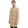 TOM TAILOR Uomo 1042474 Cappotto 32526-Big Beige Herringbone Optic, XL, 32526 Big Beige spina di pesce Optic, XL