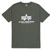 Alpha Industries Maglietta Basic Uomo Dark Olive