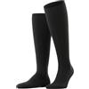 FALKE Lhasa Rib M Kh lana cachemire al ginocchio tinta unita 1 paio, Calzini lunghi Uomo, Nero Black 3000, 39-42