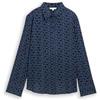 TOM TAILOR Camicetta Donna, 39036 - Small Blue Wave Print, 44