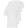Boss T-Shirt da Uomo con Scollo a V, Biancaneve., L