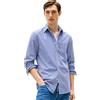 Tommy Hilfiger Uomo Camicia Poplin Gingham in Cotone