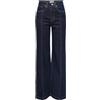 ONLY Jeans Femminili dal Taglio Ampio ONLHOPE Vita Molto Alta Taglio Gamba Jeans, Blu Jeans Scuro, 25W x 30L